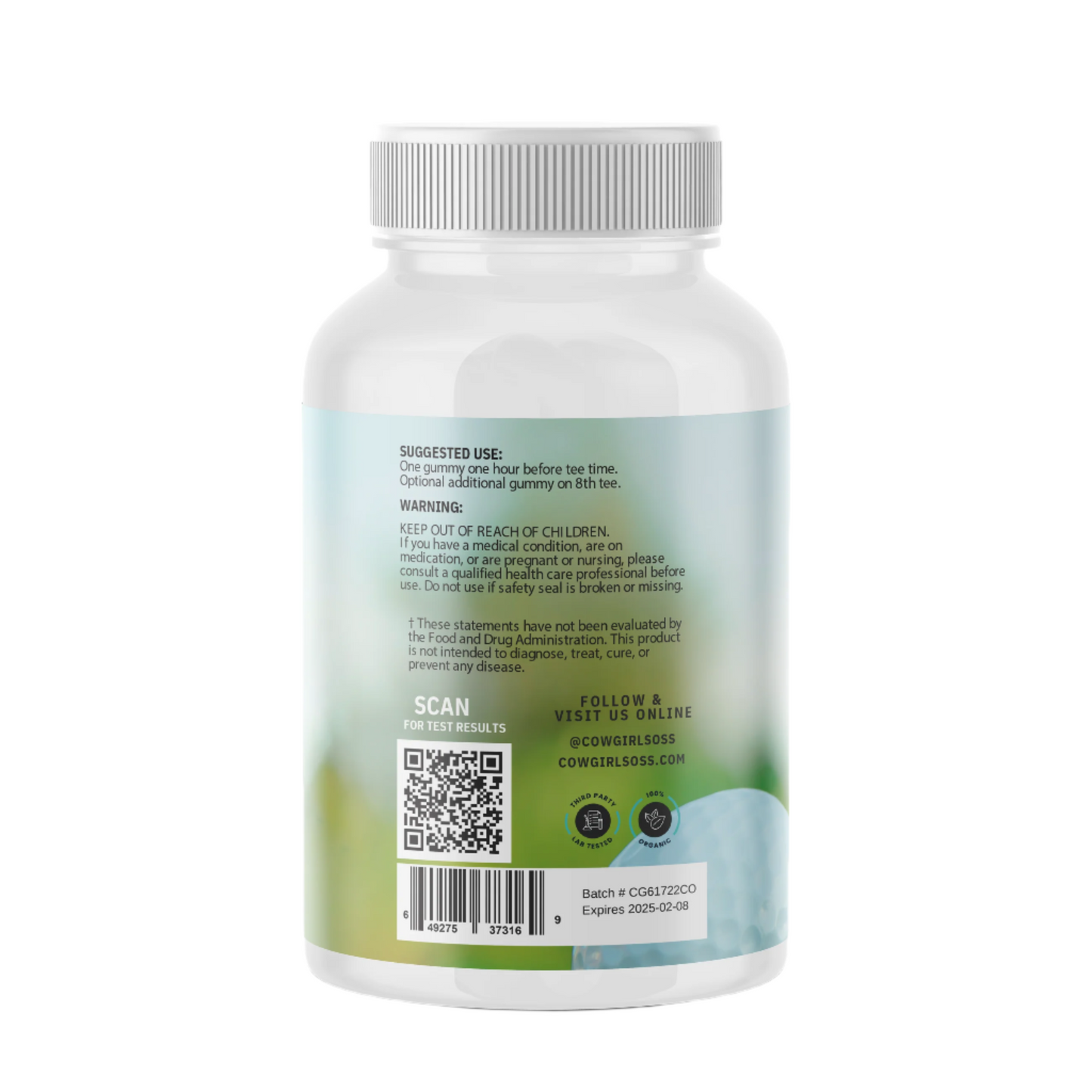 Golf Gummies Mushroom Performance