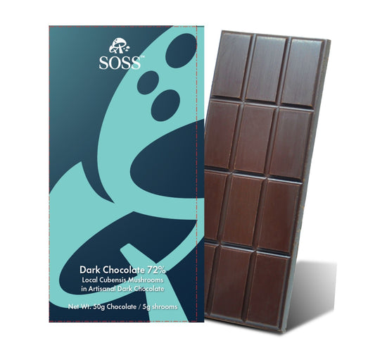 SOSS Dark Chocolate Mushroom Bar